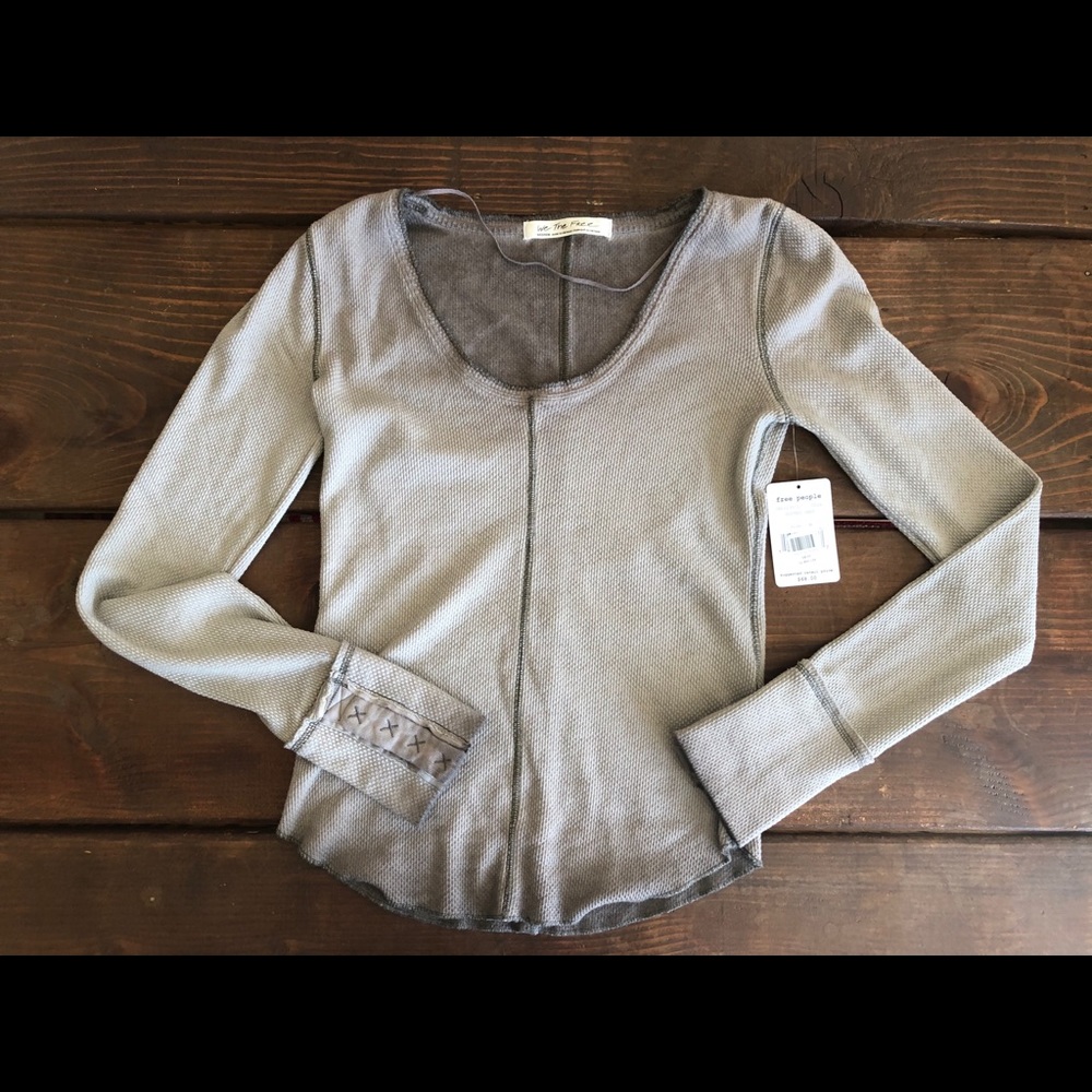 Free People Darkside Thermal Grey